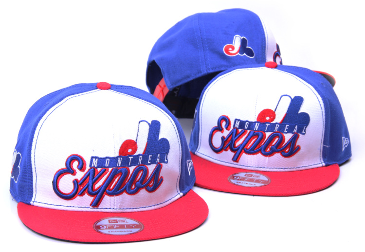 MLB Montreal Expos NE Snapback Hat #04